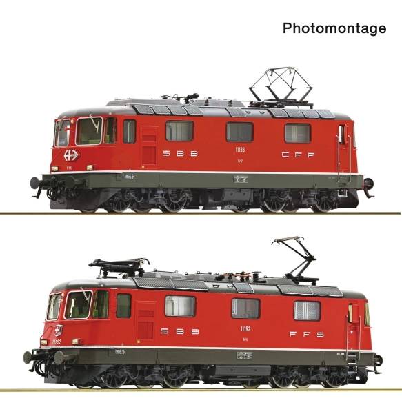 Roco 7500127 H0 2-teiliger Set: Elektrolokomotiven Re 4/4 II 11133 und Re 4/4 II 11192 SBB