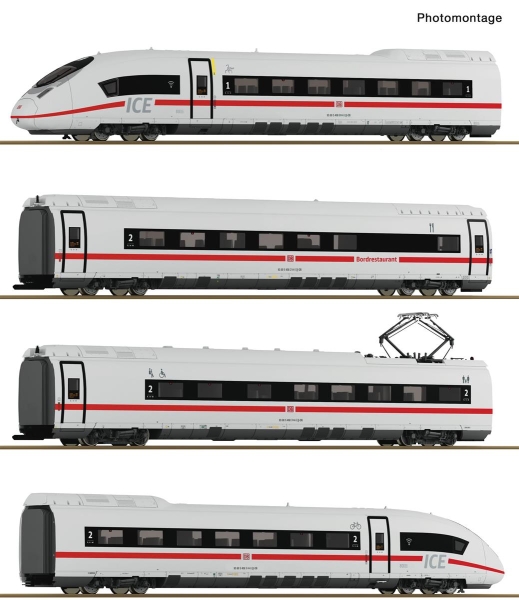 Roco 7700017 H0 4-teiliger Set: Elektrotriebzug ICE 3neo (BR 408) DB AG