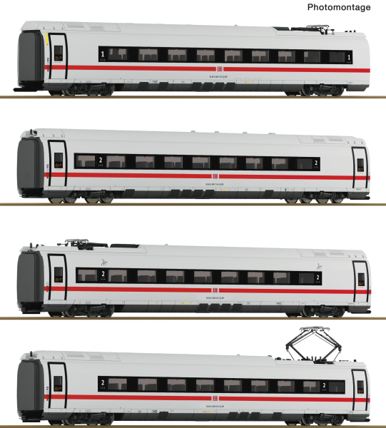 Roco 7720018 H0 4-tlg. Set: Zwischenwagen ICE 3neo (BR 408), DB AG