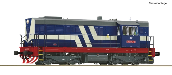 Roco 7300063 H0 Diesellokomotive BR 742 007-8 CD