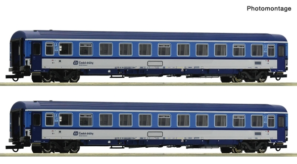 Roco 6200157 H0 2-teiliger Set: Eurofima-Wagen CD