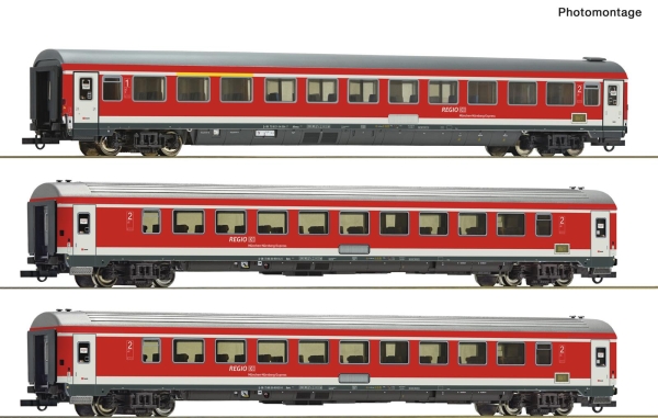 Roco 6200096 H0 3-teiliger Set 1: München-Nürnberg-Express DB AG