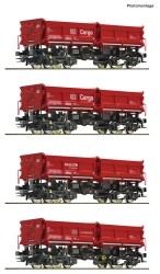 Roco 6600202 H0 4-teiliger Set: Muldenkippwagen DB AG