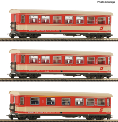 Roco 6240004 H0e 3-tlg. Set: Personenwagen, ÖBB