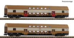 Fleischmann 6260075 N 2-tlg. Set 2: Doppelstockwagen, DR