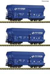 Fleischmann 6660086 N 3-tlg. Set: Selbstentladewagen, PKP...