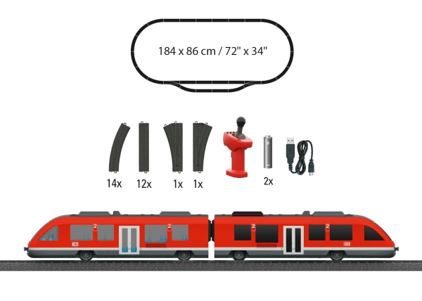 Märklin 029113 H0~ Startpackung Nahverkehrszug LINT