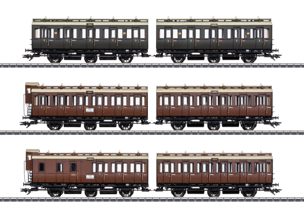 Märklin 042047 H0~ Abteilwagen-Set KPEV