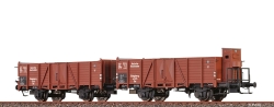 Brawa 48449  H0 Offene Güterwagen Om DRG, 2er-Set