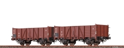 Brawa 48450  H0 Offene Güterwagen Om21 DB, 2er-Set