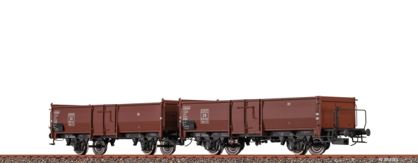 Brawa 48639  H0 Offene Güterwagen Omm52 DB, 2er-Set