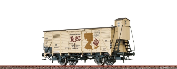 Brawa 50950  H0 Gedeckter Güterwagen G10 "Ritter Sport" DB