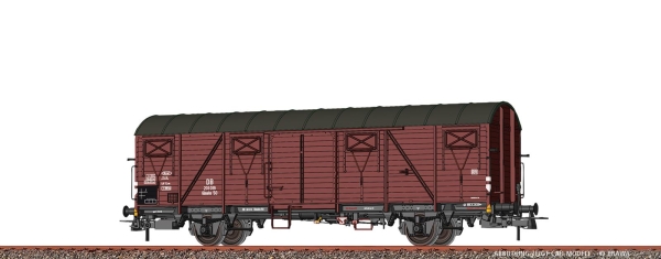 Brawa 51292  H0 Gedeckter Güterwagen Glmehs50 DB