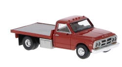 Brekina 19670  GMC Sierra Grande platform truck, red