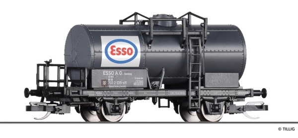 Tillig 95777 TT Kesselwagen „ESSO AG“, eingestellt bei der DB