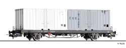 Tillig 77073 H0 Containertragwagen Lgkks 4444 der DR,...