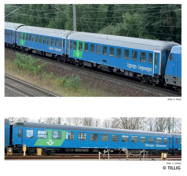 Tillig 01102 TT Reisezugwagenset der RDC Deutschland GmbH