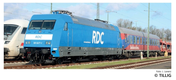 Tillig 02322 TT Elektrolokomotive 101 027-1 der RDC Deutschland GmbH