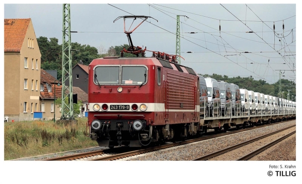 Tillig 04347 TT Elektrolokomotive 243 179-9 der DeltaRail GmbH