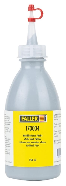 Faller 170034  Modellbaufarbe Weiß, 250 ml