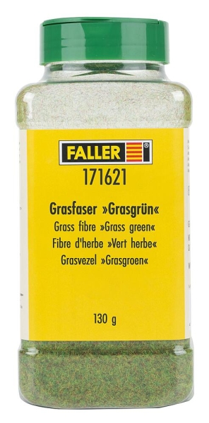 Faller 171621 H0, TT, N, Z Streufasern, grasgrün, 130 g