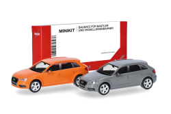 Herpa 014090  MiKitAudi A3 (2012) 2 Stück