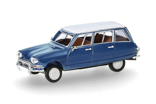 Herpa 038959-002  Citroen AMI 6 Break, blau/weiß