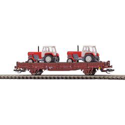 Busch 31514  Flachwagen Ks mit  zwei ZT300 DR