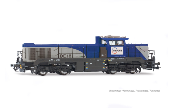 Jouef HJ2471 H0 Dieselelektrische Lokomotive Vossloh DE 18 der EUROPORTE