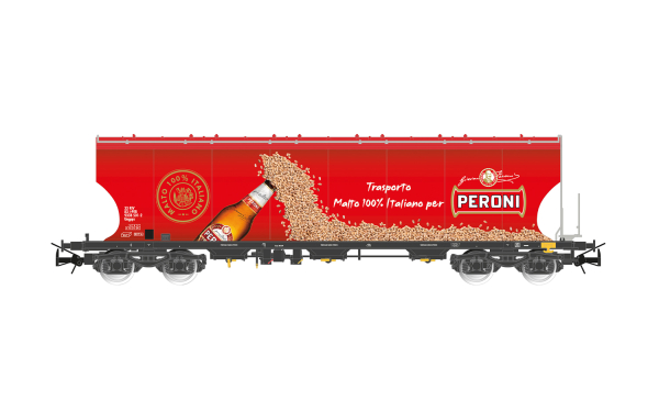 Rivarossi HR6679 H0 Getreidesilowagen „Trasporto Malto 100% Italiano per PERONI“