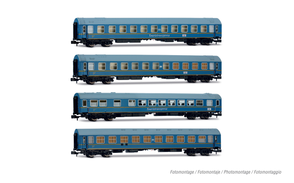 Arnold HN4481 N 4-tlg. Personenwagen-Set „Tourex“ der DR