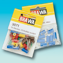 Brawa 3049 Muffen weiß